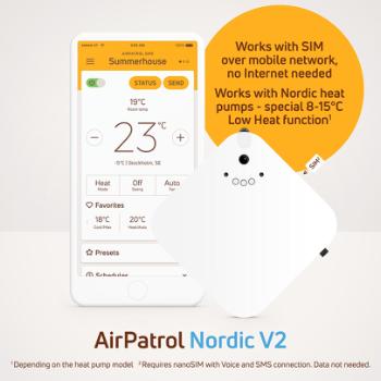 AirPatrol Nordic 2.00 GSM kauko-ohjain